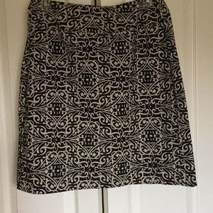 Resort Wear Black and Tan skirt
